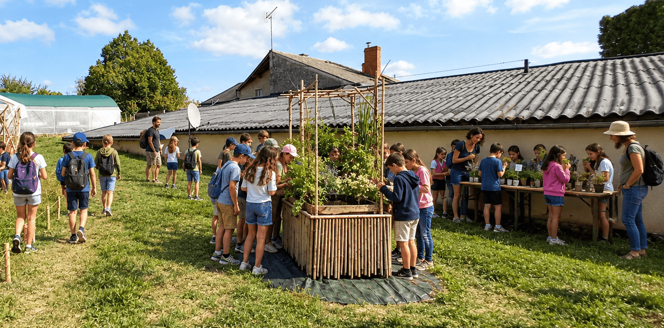 Graines de Curieux — sortie scolaire à la ferme